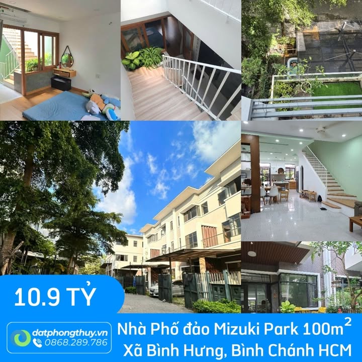Nhà phố Valora Dương Hồng Mizuki, Bình Hưng 100m² giá 10.9 tỷ - Kiệt tác kiến trúc sống xanh đẳng cấp!