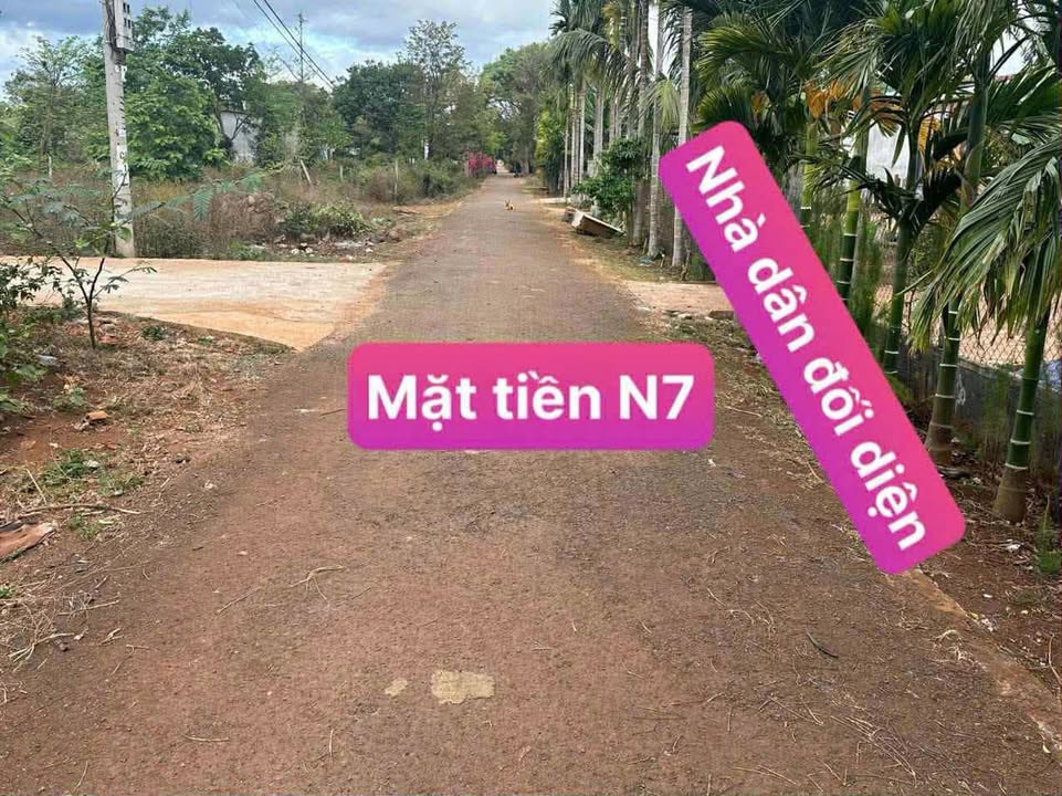 Đất nền mặt tiền đường N7, Tân An, Buôn Ma Thuột - Diện tích 120m² giá 1.25 tỷ - Đầu tư sinh lời