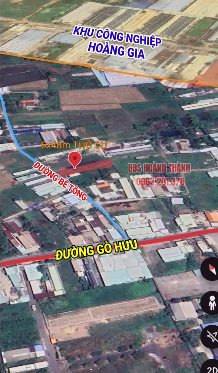 Đất thổ cư ấp Mới 2, xã Mỹ Hạnh Nam, 288m² giá 2.8 tỷ - Cơ hội đầu tư tuyệt vời!