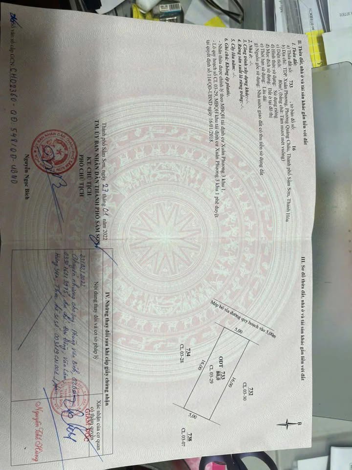 Đất nền tái định cư phường Quảng Châu Sầm Sơn 90m² giá 2.1 tỷ - Cơ hội đầu tư sinh lời!