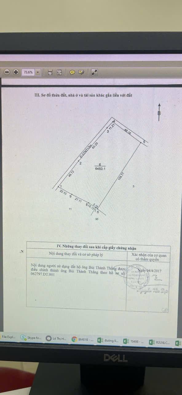 Lô đất LÚA Mặt tiền lớn tại Đức Tân, Tân Trụ, Long An 6300m² giá 6.615 tỷ - Cơ hội đầu tư tuyệt vời!