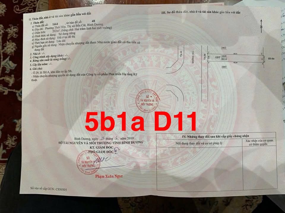 Đất nền 200m² phường Mỹ Phước, Bến Cát giá chỉ 1.9 tỷ - Đường thông thoáng!