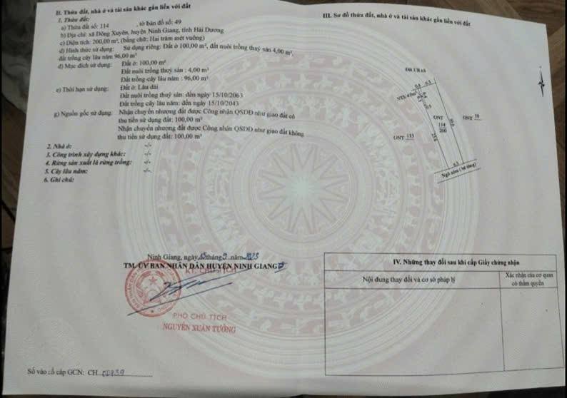 Đất nền thôn Đông Cao, xã Đông Xuyên, 200m² giá 660 triệu - Sổ đỏ chính chủ