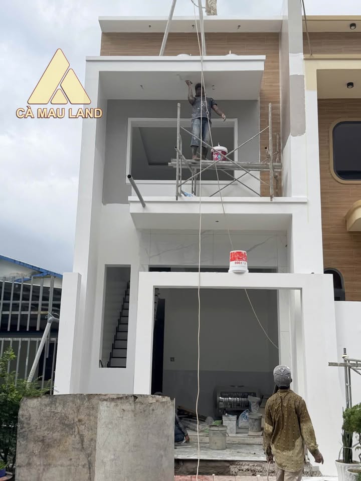 Nhà đẹp hiện đại 1 trệt 1 lửng tại Licogi, Cà Mau 66m² - Hoàn thiện ngay!