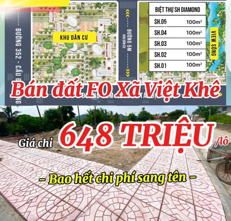 Đất thổ cư 100m² tại xã Việt Khê, Hải Phòng - Vị trí ngã 3 cực đẹp, giá thỏa thuận!