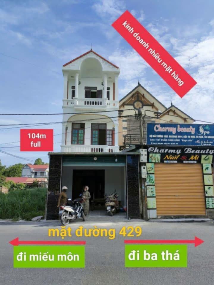 Nhà riêng tại xã Đồng Tâm, huyện Mỹ Đức 129m² giá 4.5 tỷ - Mặt tiền đường tỉnh 429!