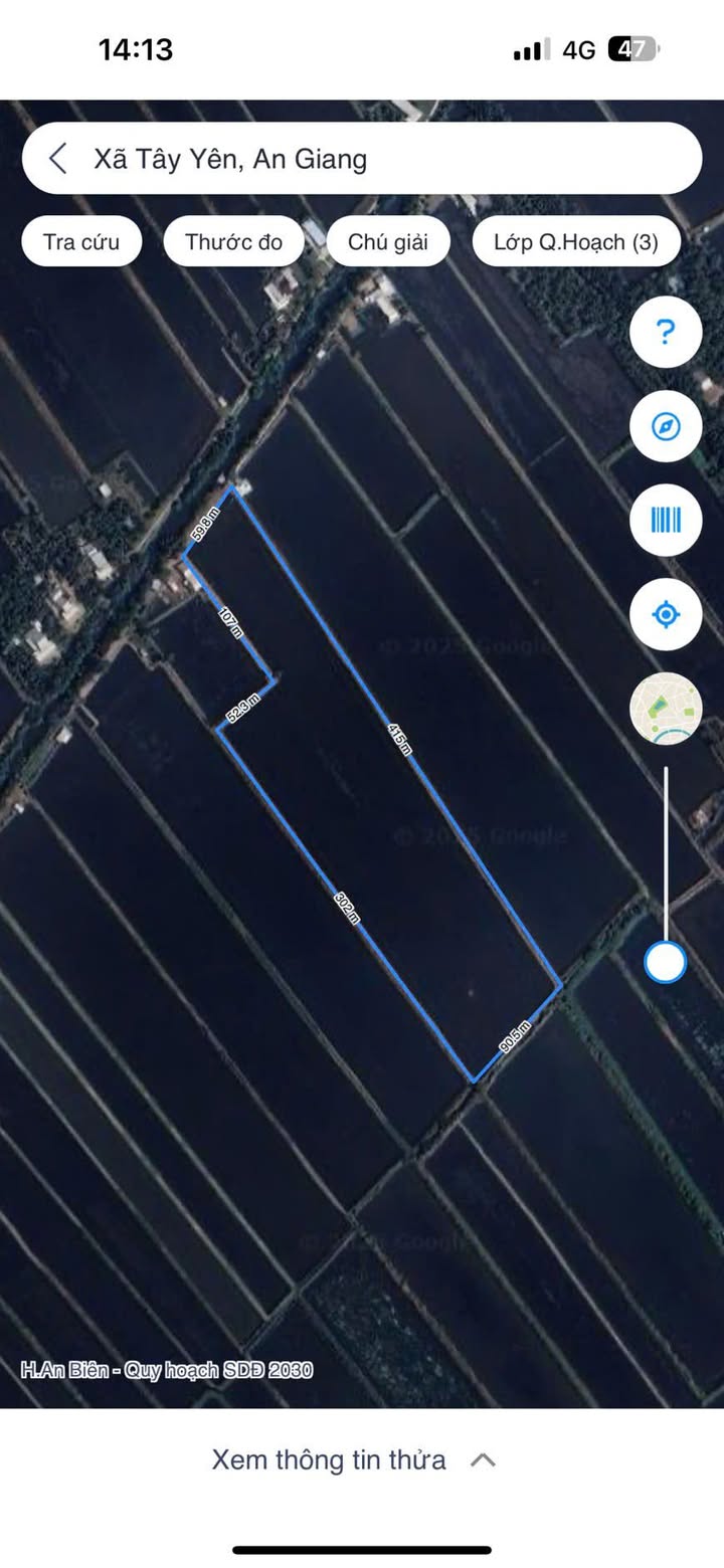 Đất tôm lúa An Biên Kiên Giang 5900m² - Giá tốt, sẵn sàng thương lượng!