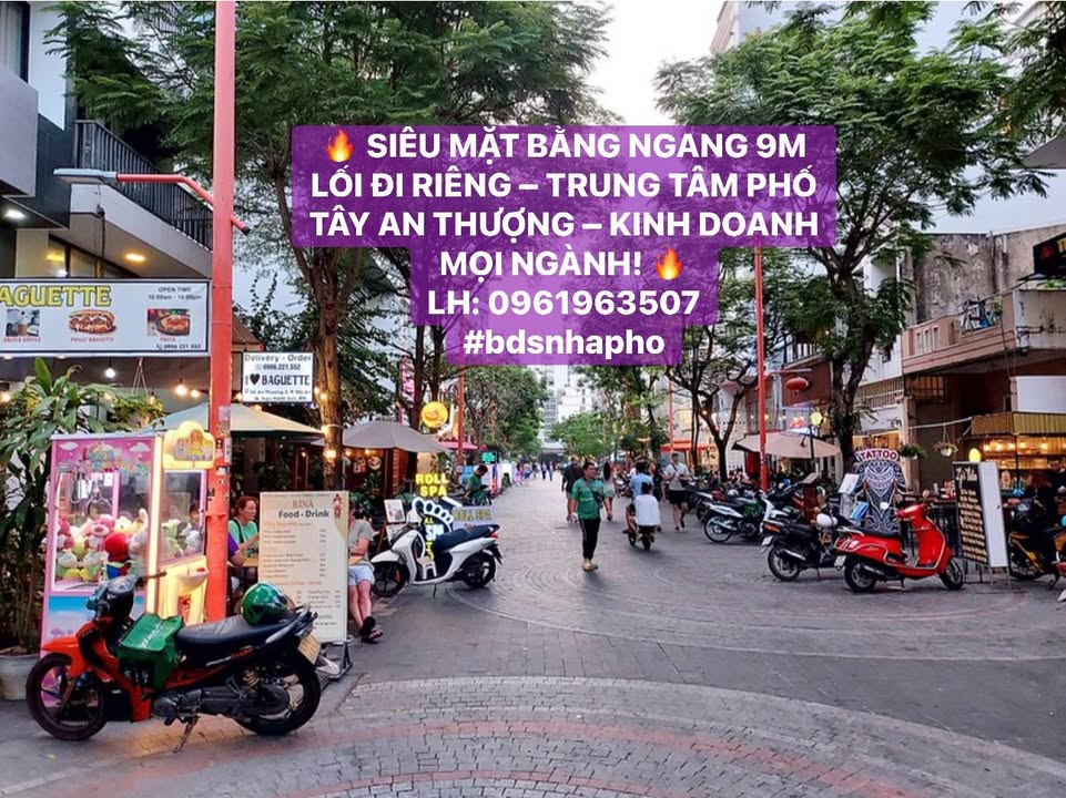 Cho thuê mặt bằng kinh doanh đường An Thượng, Đà Nẵng 200m² - Vị trí vàng cho F&B