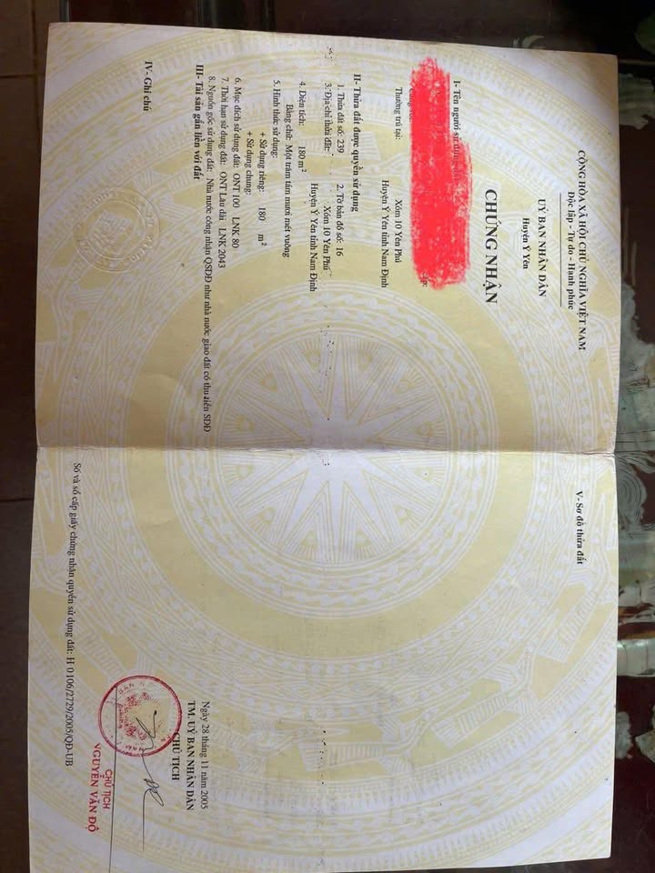 Đất nền đẹp Đội 10, xã Yên Phú, huyện Ý Yên, Nam Định 180m² giá 3 tỷ - Tiềm năng sinh lời cao!