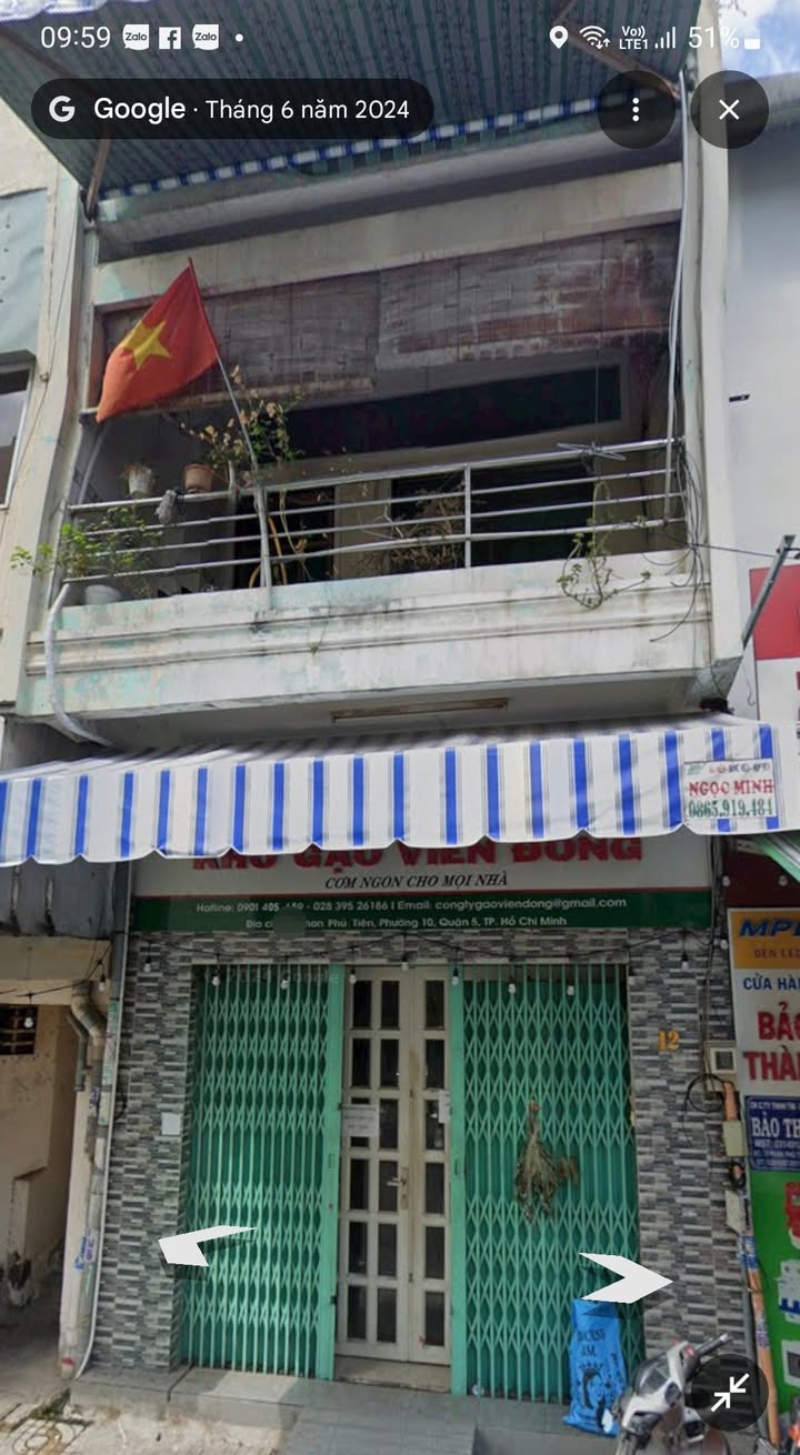 Nhà mặt tiền Phan Phú Tiên, Quận 5, 83m² giá 19.8 tỷ - Vị trí kinh doanh sầm uất!