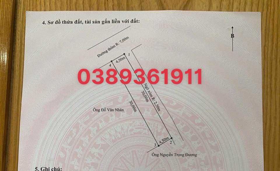 Đất nền góc Mỹ Đức An Lão 135m² giá 2.xx tỷ - Phong thủy vượng khí tốt