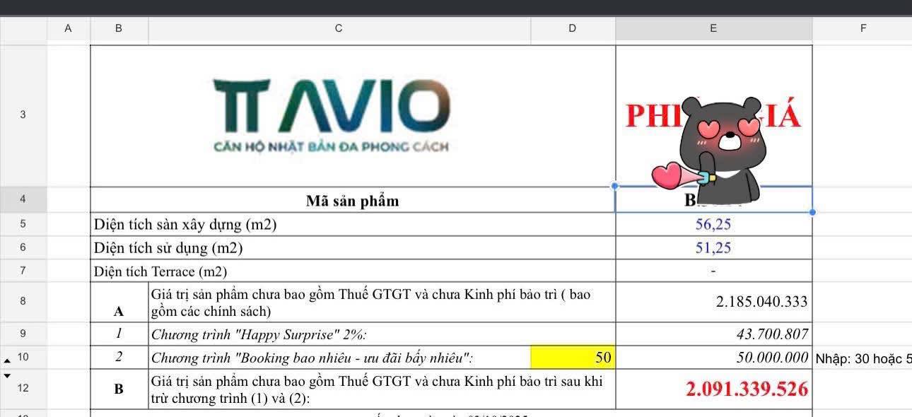 Căn hộ chung cư Tháp ORION Dĩ An 56m² giá 2.091 tỷ - Cơ hội đầu tư hấp dẫn!