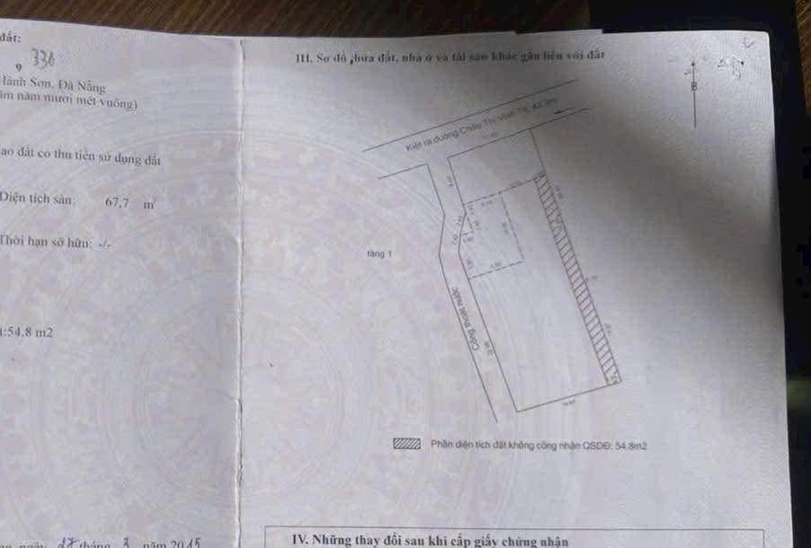 Đất nền Ngũ Hành Sơn 450m² giá 33.75 tỷ - Cơ hội đầu tư tuyệt vời!