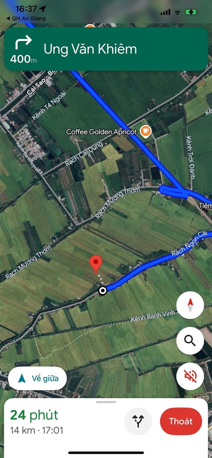 Đất nông nghiệp 21.700m² tại Mỹ Thạnh, Long Xuyên, giá 7.595 tỷ - Đầu tư sinh lời ngay!