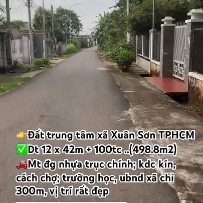 Đất nền giá trị tại xã Xuân Sơn, Châu Đức - 498m², chỉ 2.04 tỷ!