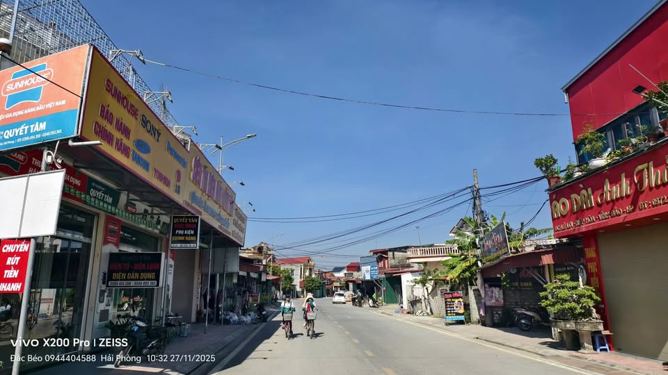 Đất kinh doanh Hiệp Hòa Vĩnh Bảo 200m² giá 2 tỷ - Vị trí đắc địa cho mọi loại hình