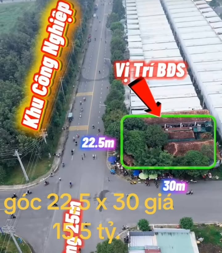 Đất Bàu Bàng 675m² giá 15.5 tỷ - Vị trí vàng ngay trung tâm khu công nghiệp