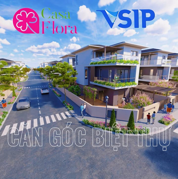 Biệt thự đơn lập KĐT VSIP Nghệ An 260m² giá chỉ 12 tỷ - Mặt tiền đẹp, vị trí đắc địa!