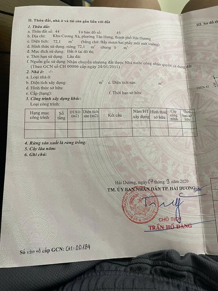 Đất nền Tân Hưng 72m² giá đầu tư - Chính chủ cần bán gấp!