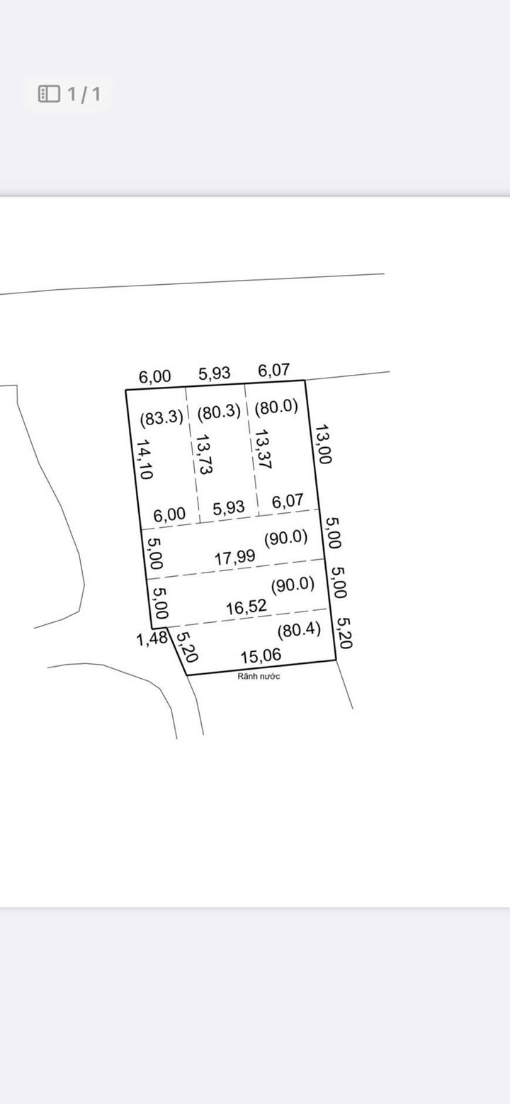 Đất thổ cư 500m² Đông Sơn, Chương Mỹ - Mặt tiền rộng, đầu tư sinh lời!