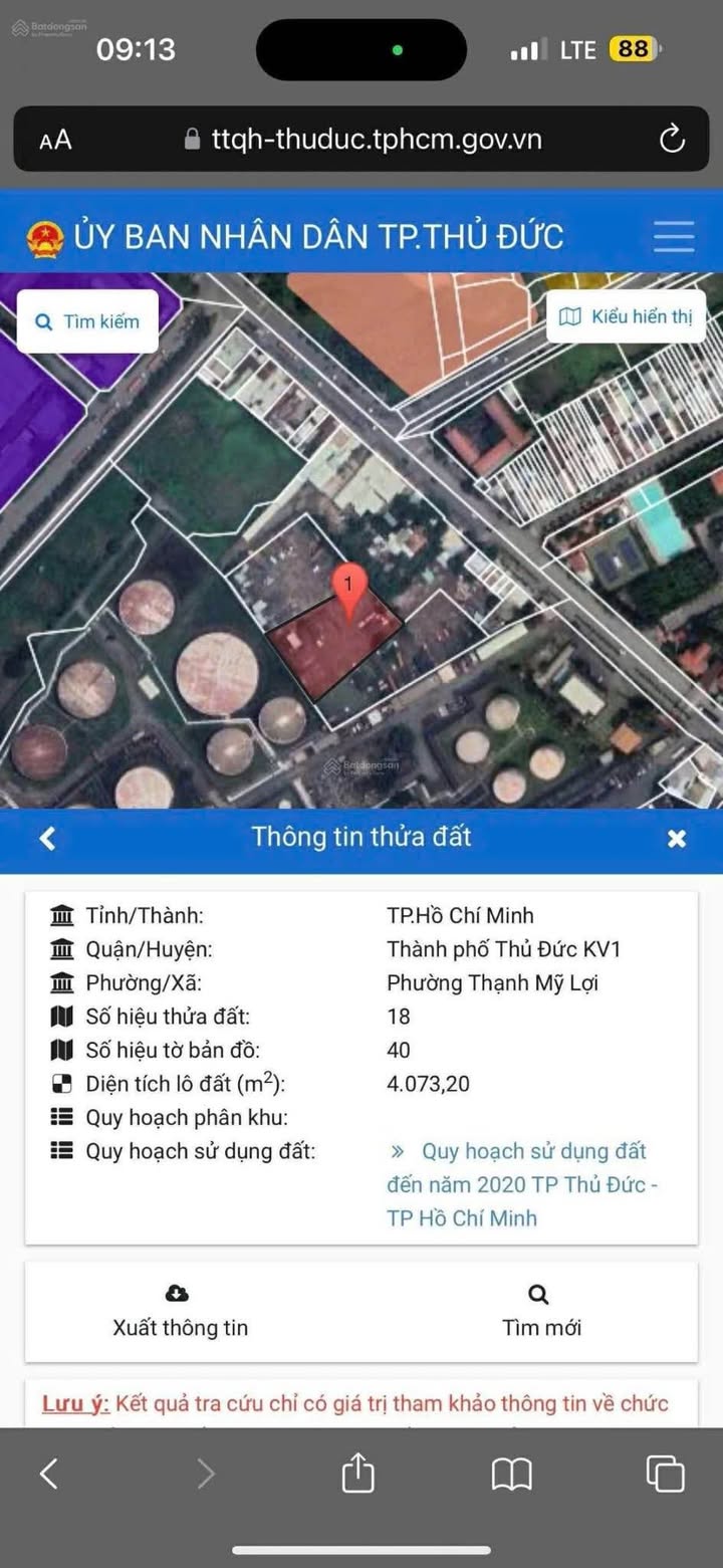 Đất mặt tiền 968 Nguyễn Thị Định, Thạnh Mỹ Lợi, 18.000m² giá 486 tỷ - Cơ hội đầu tư hiếm có!