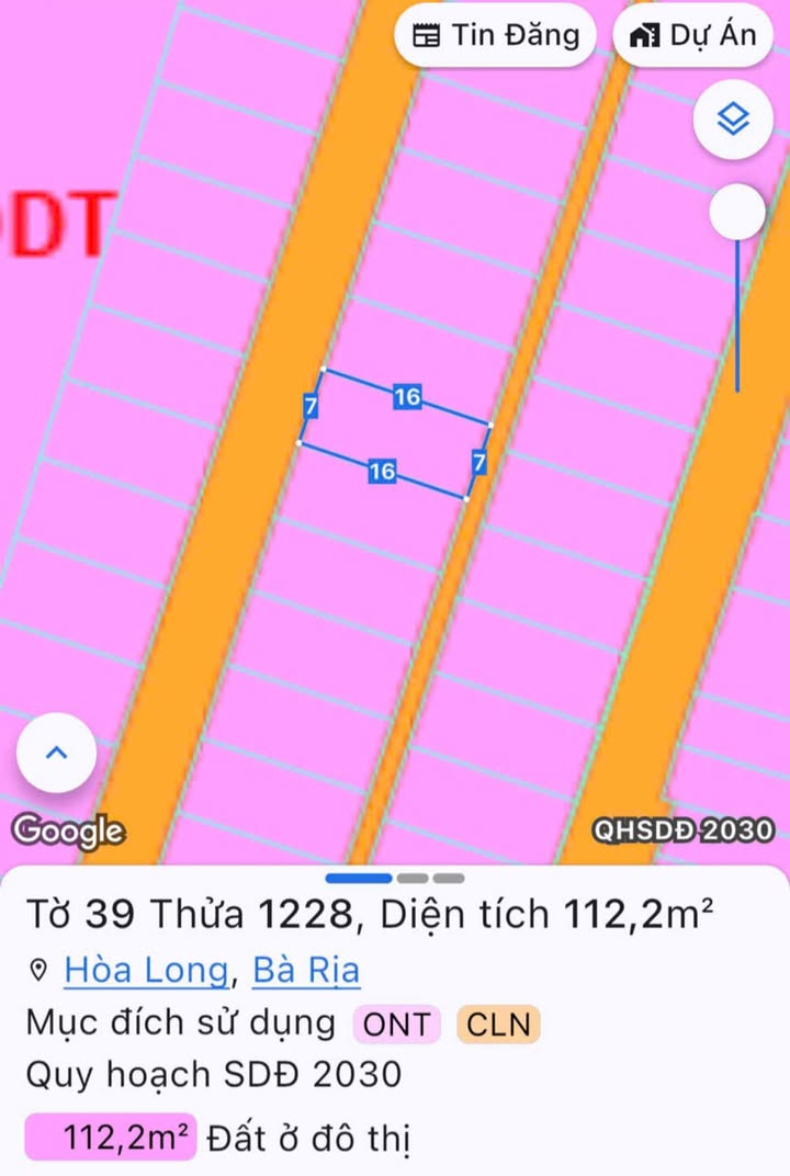 Đất nền xã Hòa Long 112m² giá 1.85 tỷ - Sổ hồng chính chủ, bớt lộc!