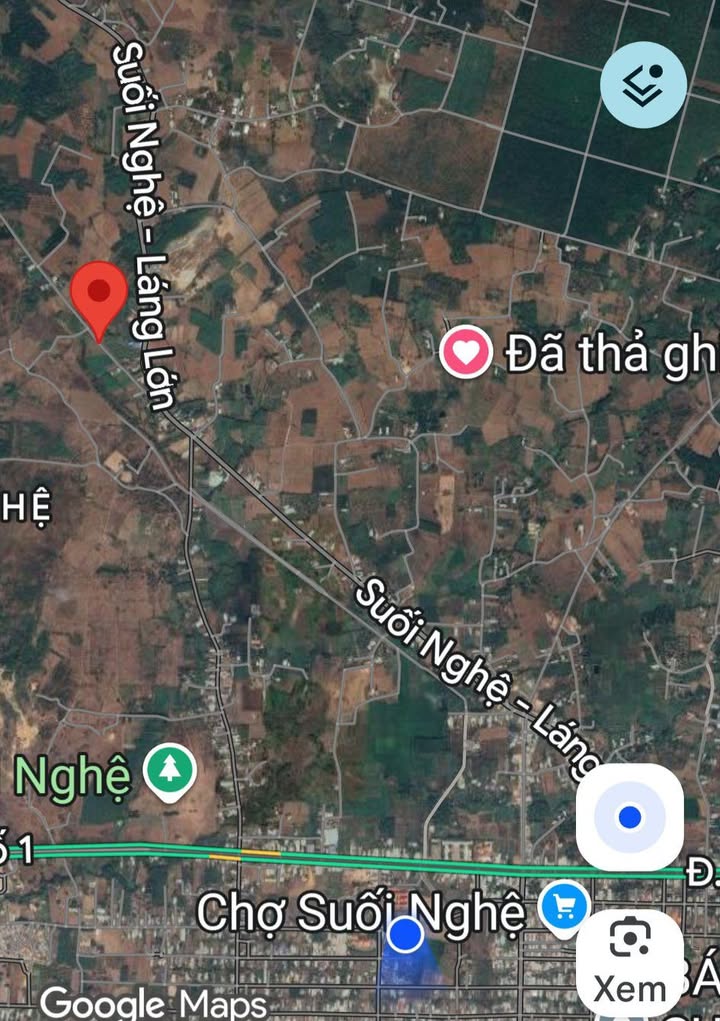 Đất nền Suối Nghệ Châu Đức 510m² giá 2.25 tỷ - Sổ hồng chính chủ, đường nhựa thuận lợi!