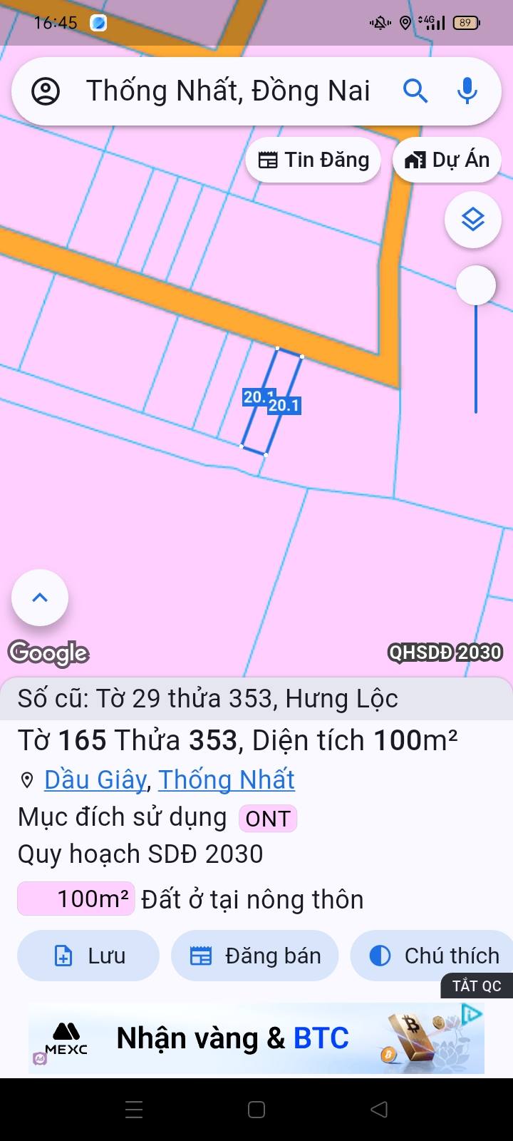 Đất nền Dầu Giây, Thống Nhất, 100m² giá 700 triệu - Cơ hội đầu tư hấp dẫn!