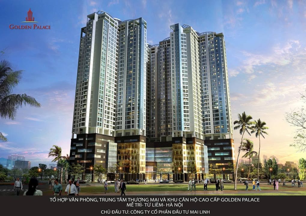 Căn hộ Golden Palace Mễ Trì 88m² giá 8.2 tỷ - Căn góc hiếm có!