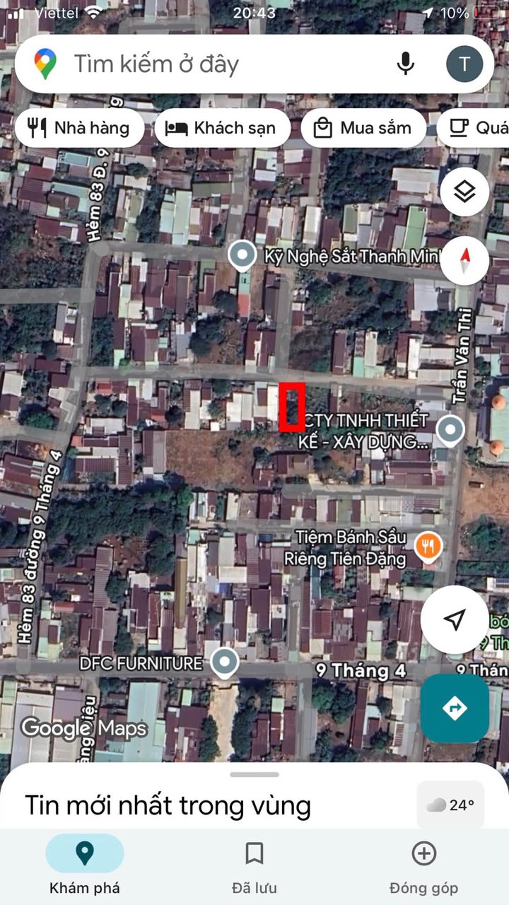 Đất thổ cư Hẻm 83, Trần Văn Thi, 268.8m² giá 3.3 tỷ - Sổ hồng riêng, gần đường lớn!