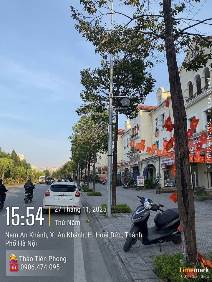 Shophouse Nam An Khánh cho thuê 188m² giá từ 15 triệu - Kinh doanh sầm uất!