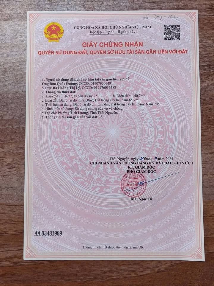 Nhà 2 tầng Phú Xá 140m² giá 2 tỷ - Đầu tư sinh lời từ 3 phòng trọ