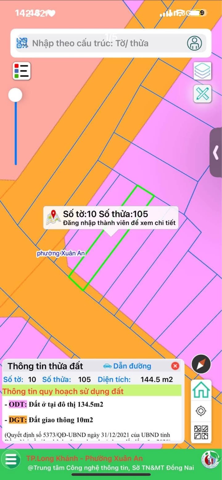 Đất mặt tiền Nguyễn Tri Phương, Long Khánh 145m² giá 5 tỷ - Sổ đỏ chính chủ, kinh doanh thuận lợi!