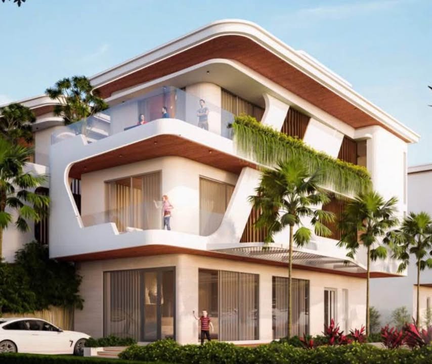 Biệt thự liền kề 3 tầng đường Thăng Long, Hải Châu - Diện tích 303m², cho thuê 1 triệu/tháng