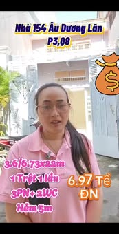 Nhà phố hẻm 5m đường Âu Dương Lân, Quận 8, 79m² giá 6.97 tỷ - Nguyên căn chính chủ!