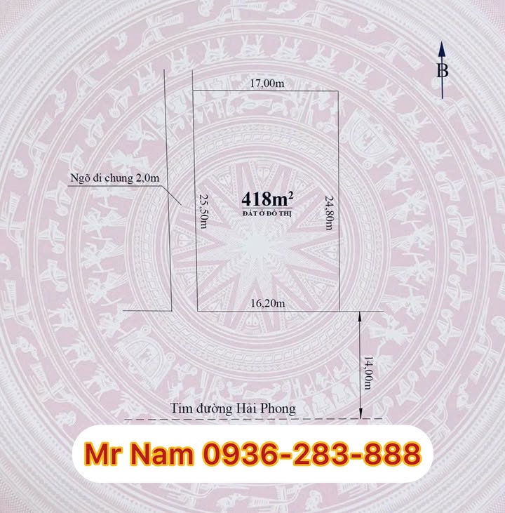 Đất mặt đường Hải Phong, Dương Kinh, 418m² - Cơ hội đầu tư hiếm có!