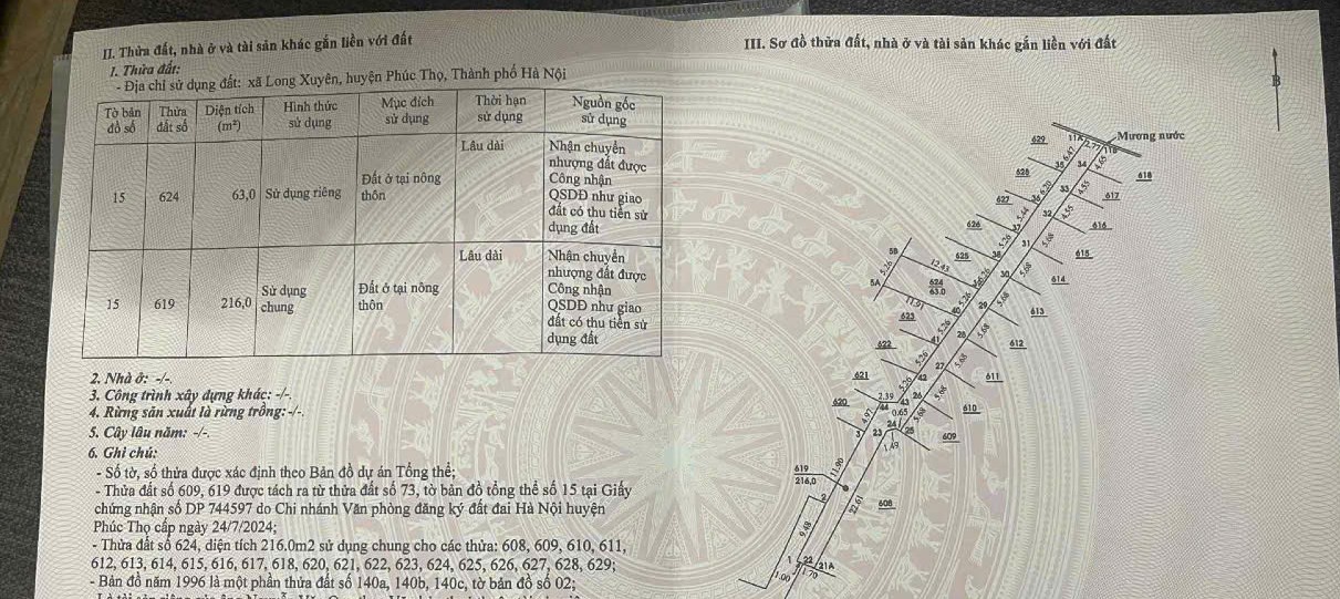 Đất nền làng nghề Triệu Xuyên, Long Xuyên, Phúc Thọ 63m² - Đường ô tô vào tận nơi!