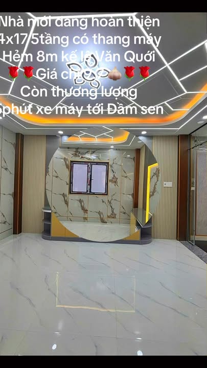 Nhà phố Bình Tân 68m² giá 9.7 tỷ - Hoàn thiện đẹp, cách Đầm Sen chỉ 5 phút!