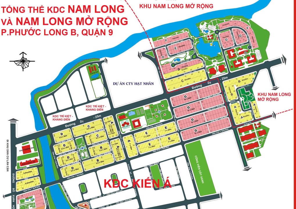 Đất nền Khu Nam Long mở rộng, Phước Long B, Thủ Đức 120m² giá 12 tỷ - Cơ hội đầu tư hấp dẫn!