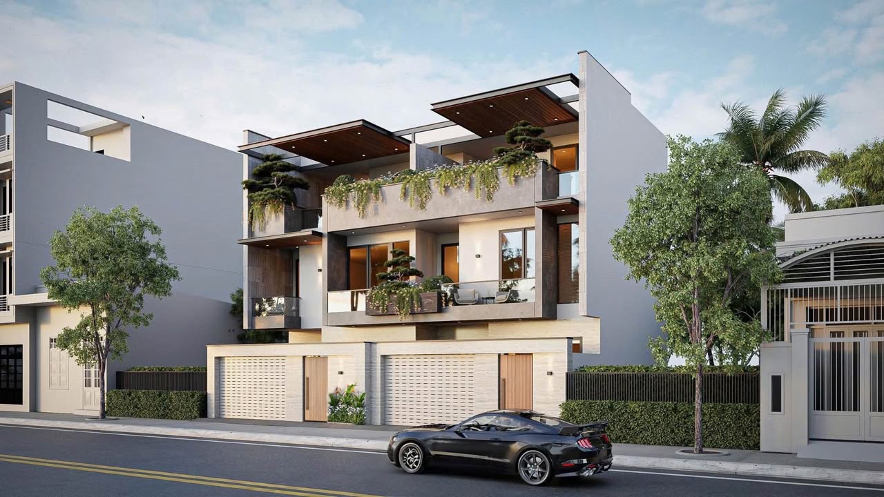 Nhà phố 3 tầng đường DX043, Phú Mỹ, 60m² giá 3.95 tỷ - Hoàn thiện, vào ở ngay!