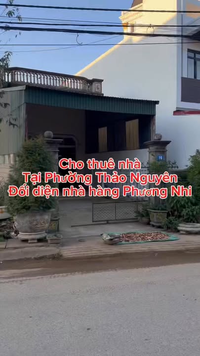 Nhà cho thuê gần đường 6, phường Thảo Nguyên, Mộc Châu - Không gian thoải mái cho sinh hoạt và kinh doanh