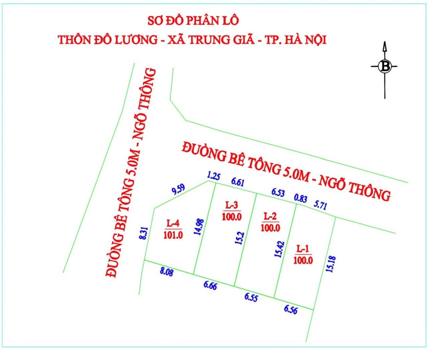 Đất nền xã Trung Giã, Sóc Sơn - 100m² chỉ 800 triệu - Đầu tư sinh lời ngay!