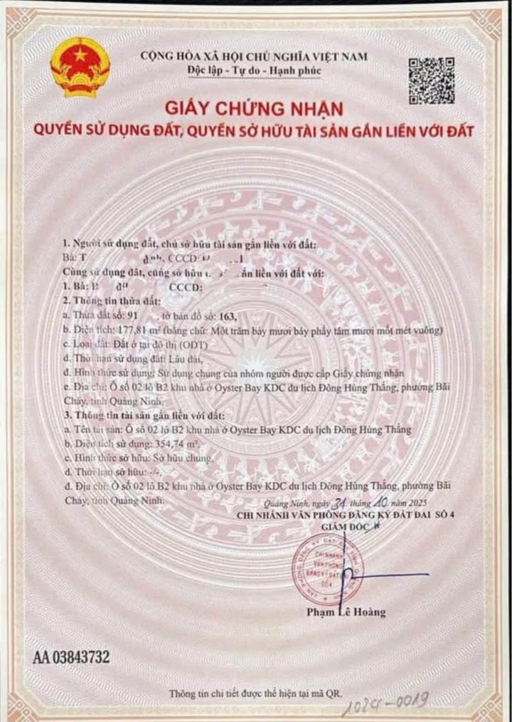 Biệt thự Townhouse OysterBay Bãi Cháy 178m² giá 15 tỷ - Không gian sống như resort