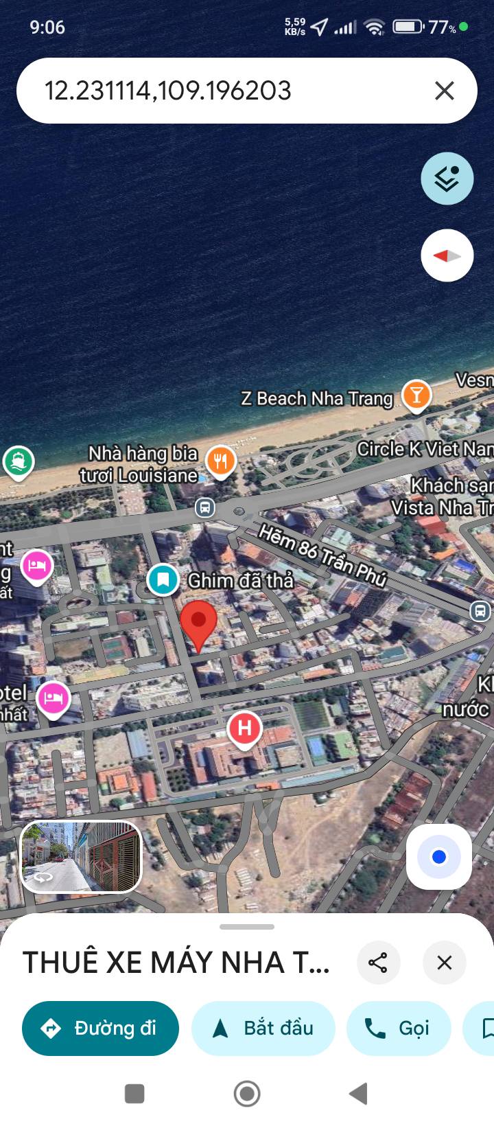 Căn hộ cho thuê Khu Phố Tây Nha Trang 8 triệu - Gần biển, đầy đủ nội thất!