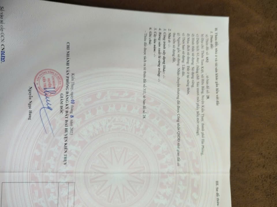 Lô đất Hữu Bằng Kiến Thụy 61.4m² giá 900 triệu - Cơ hội đầu tư hiếm có!