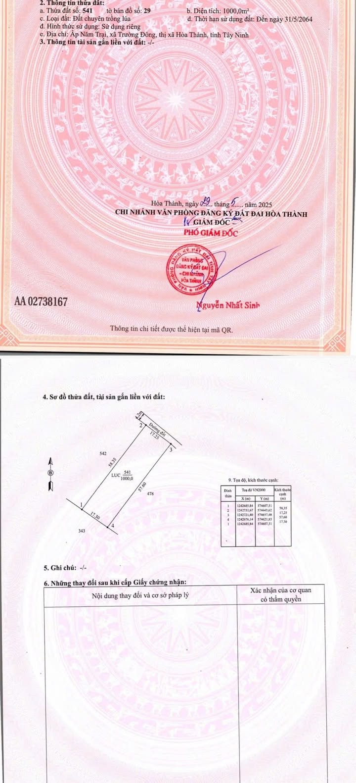 Đất nền Long Hoa Tây Ninh 986m² giá 600 triệu - Đầu tư sinh lời ngay!