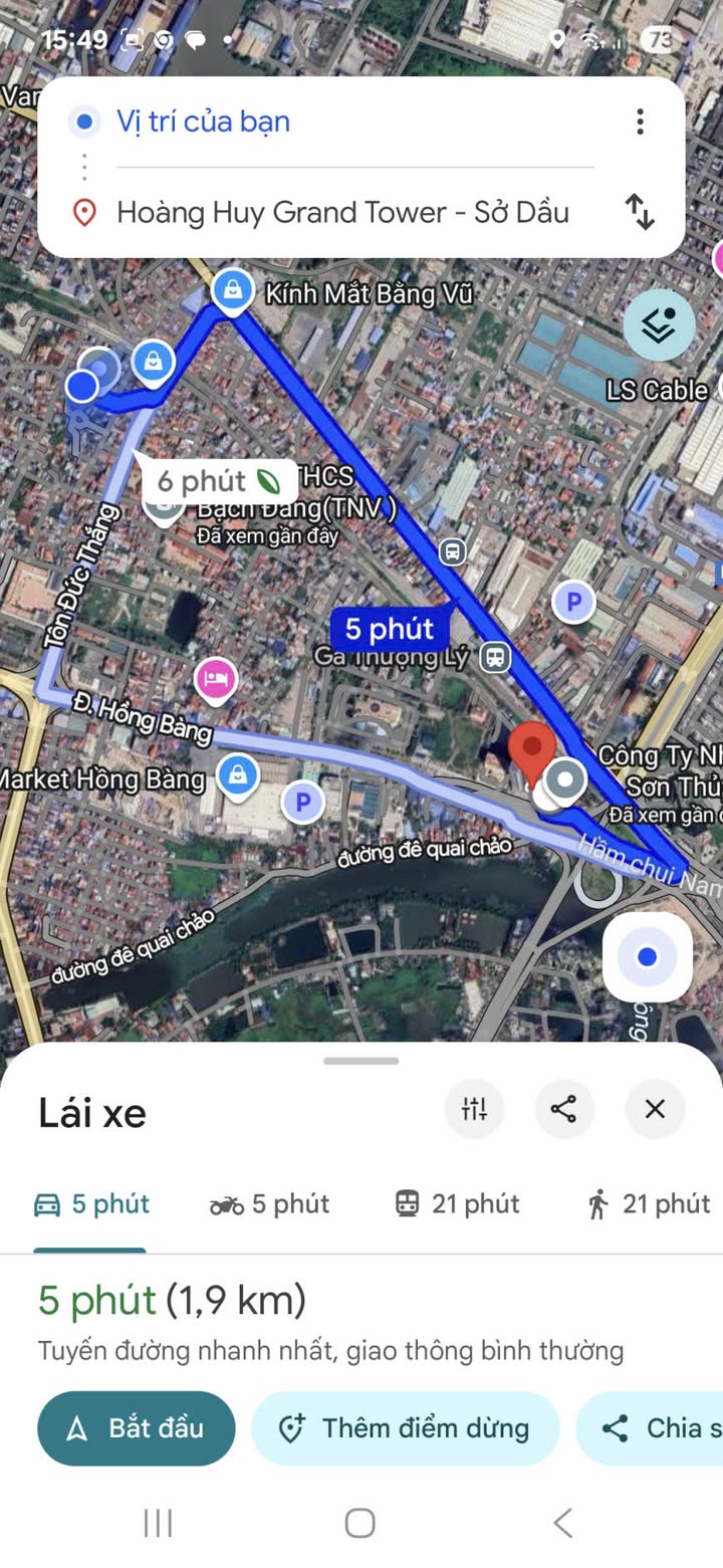 Căn hộ Hoàng Huy Grand Tower Hải Phòng 65m² giá 2.6 tỷ - Dòng tiền cho thuê ổn định!