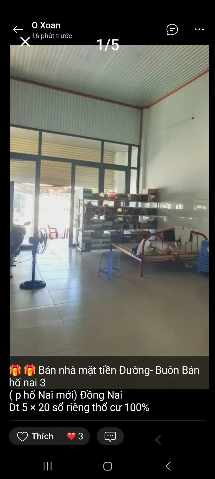 Nhà mặt tiền Đường Hố Nai, Biên Hòa, 100m² giá 2.19 tỷ - Đầu tư sinh lời ngay!