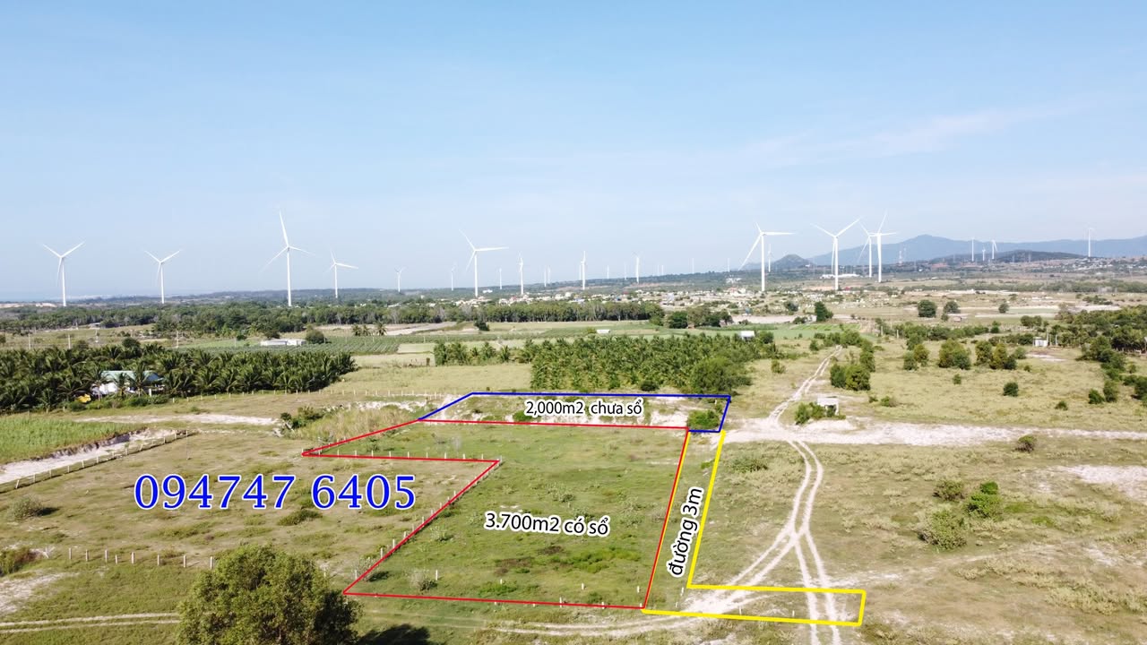 Đất Farm 3600m² xã Bình Thạnh, Tuy Phong - Gần khu du lịch biển, giá 1.8 tỷ!