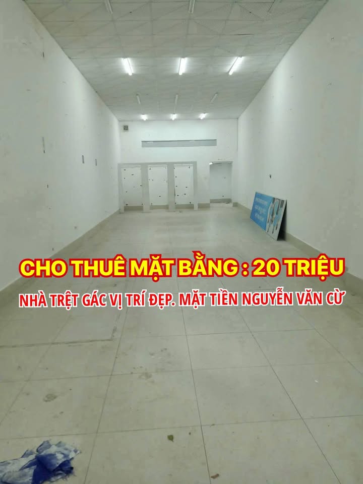 Nhà mặt tiền Nguyễn Văn Cừ cho thuê 20 triệu - Kinh doanh sầm uất